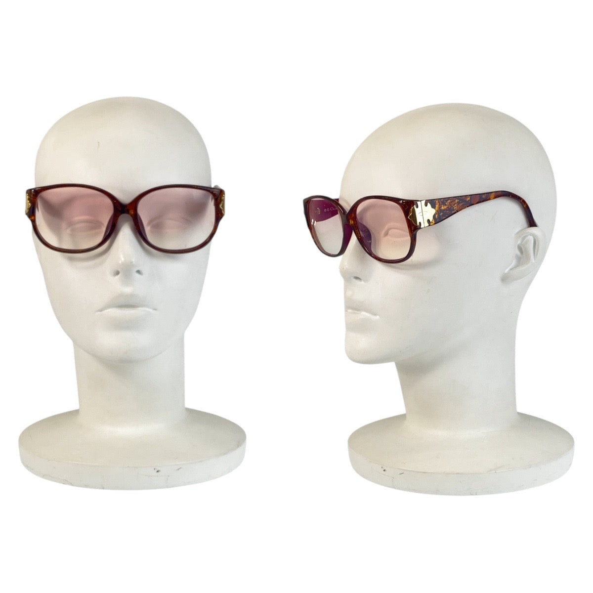 16153
Dior ディオール ヴィンテージ マーブル柄 ブラウン ピンク ゴールド プラスチック 2419A 10 56◻︎15 サングラス ウェリントン  レディース ABP13