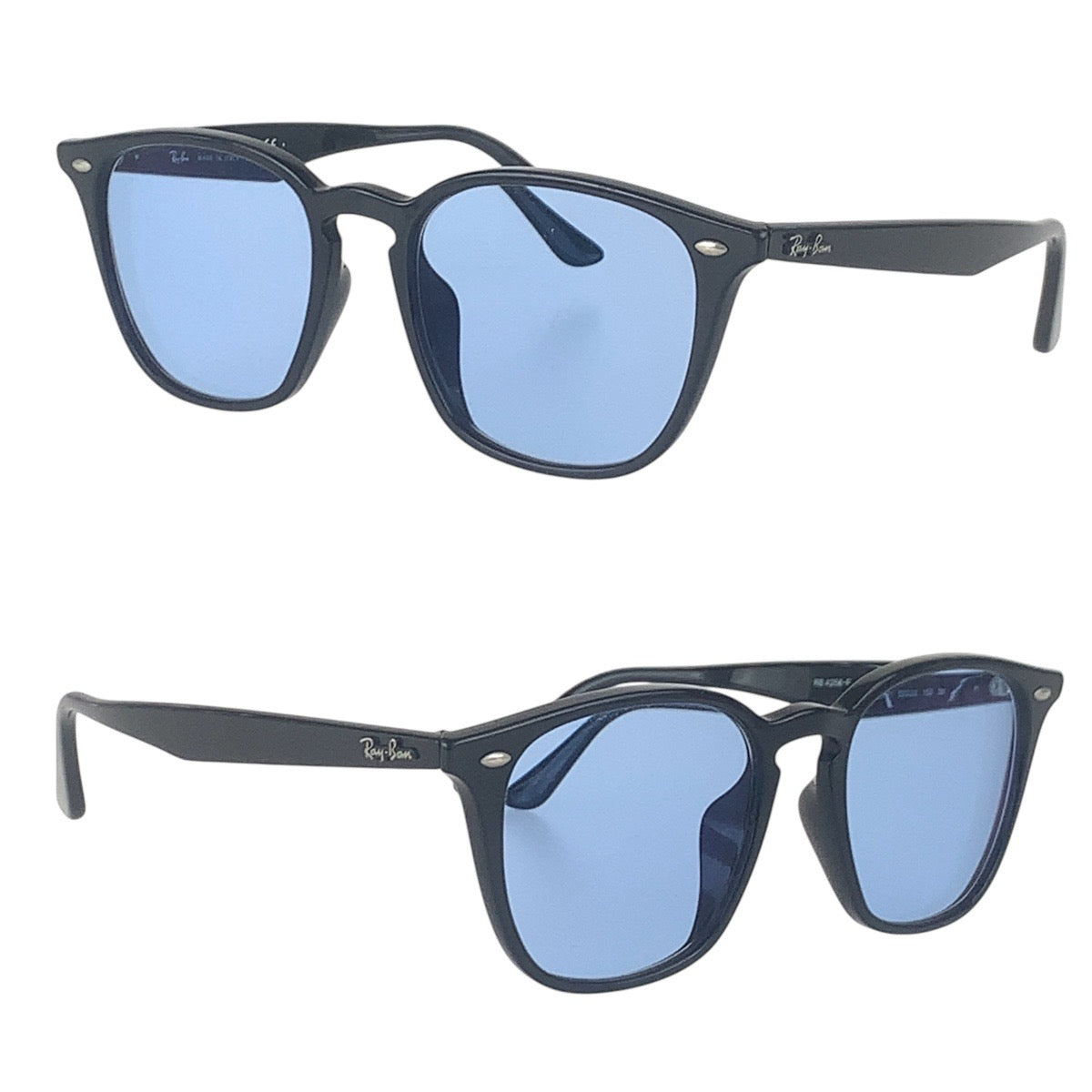 16154
Ray-Ban レイバン ブラック ブルー プラスチック RB4258-F 601/71 52□20 150 3N サングラスフレーム  メンズ