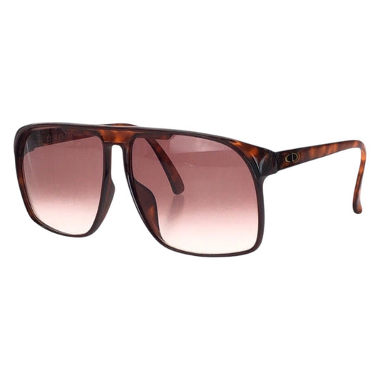 16158
Christian Dior クリスチャンディオール ヴィンテージ ブラウン ゴールド金具 プラスチック 2152A 14 サングラス 男女兼用 ウェリントン  レディース AB13