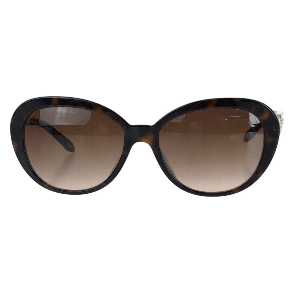 16159
TIFFANY&Co. ティファニー ブラウン スカイブルー プラスチック / ラインストーン TF4118-B-F 8134/3B 57□17 140 3N サングラス フォックス  レディース