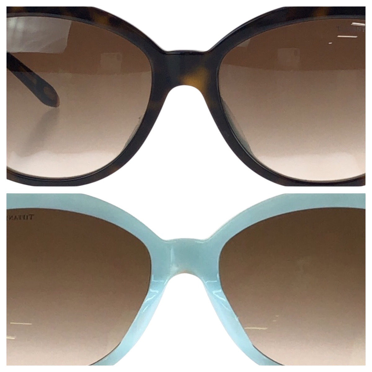 16159
TIFFANY&Co. ティファニー ブラウン スカイブルー プラスチック / ラインストーン TF4118-B-F 8134/3B 57□17 140 3N サングラス フォックス  レディース