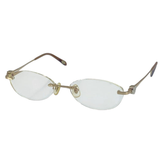 16160
TIFFANY&Co. ティファニー ハート ゴールド ブラウン メタル / プラスチック TF1064T 6055 52◻︎16 135 サングラス オーバル  レディース ABP8