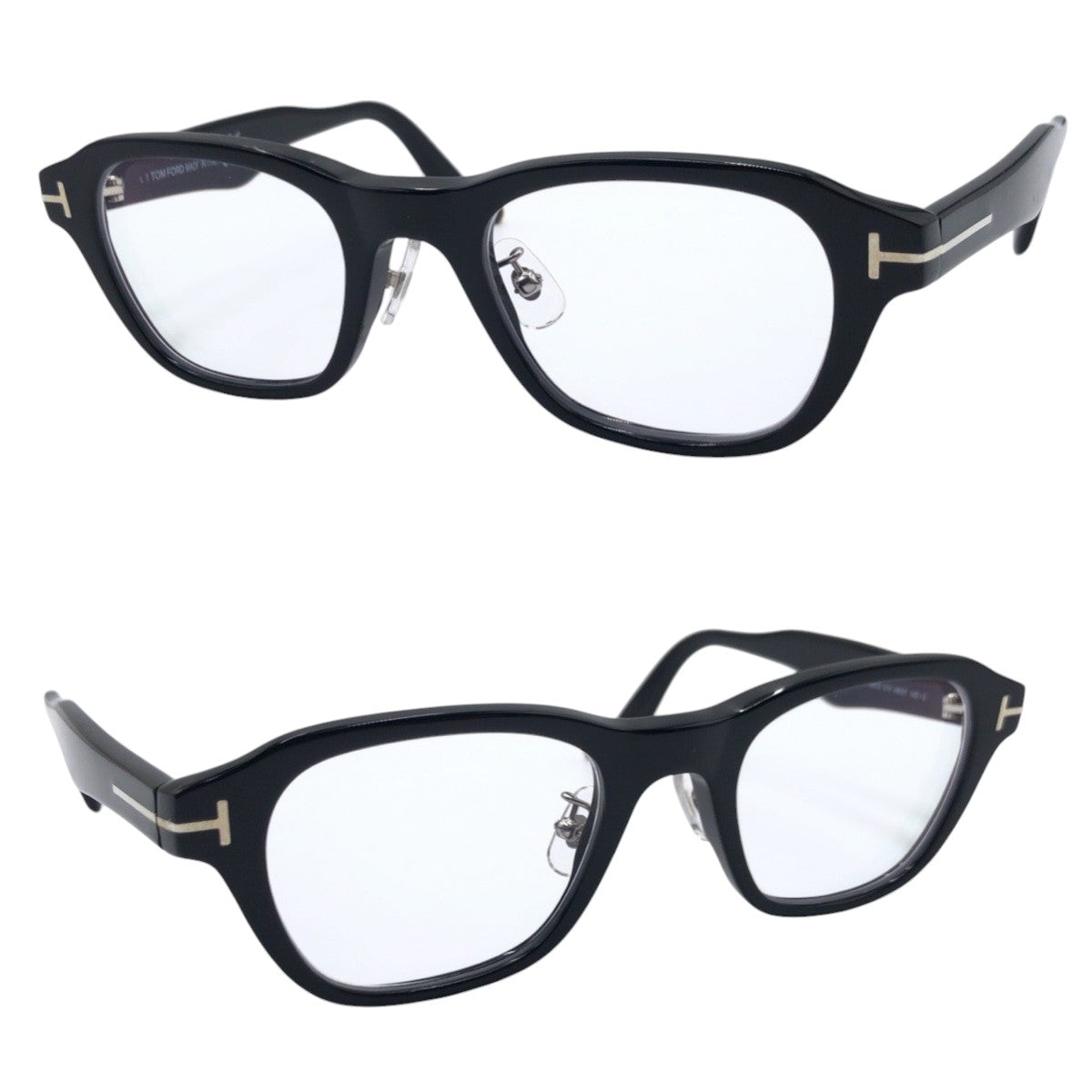 16169
TOM FORD トムフォード ブラック 黒 プラスチック TF960-D 01V 4921 145 3 メガネ メガネフレーム 男女兼用  レディース