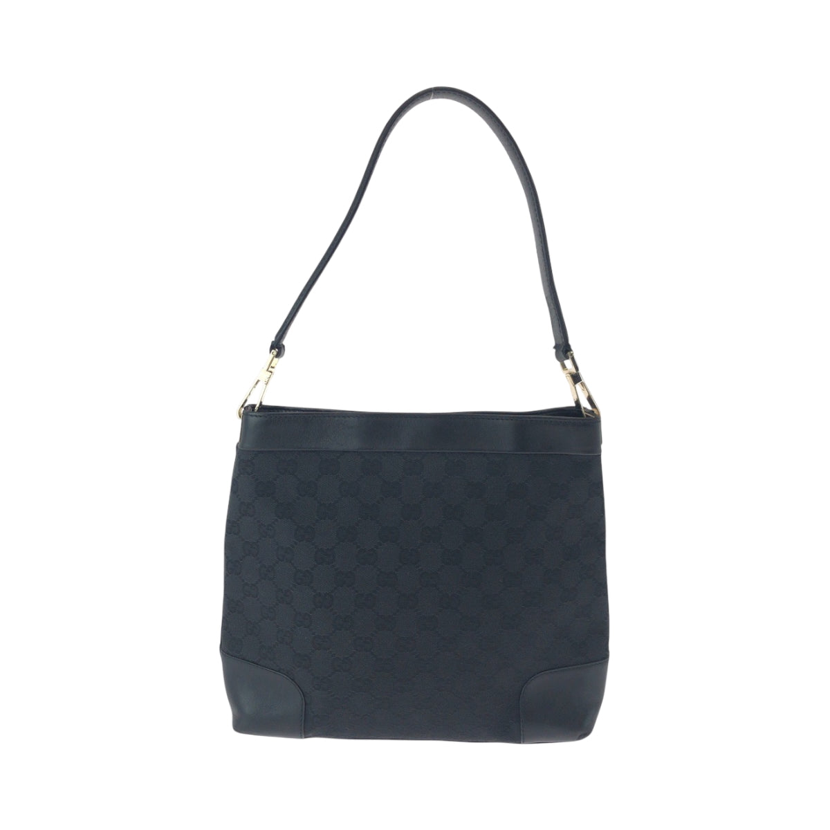 16170
GUCCI グッチ ブラック 黒 ゴールド金具 GGキャンバス 33900 ワンショルダーバッグ 肩掛け  レディース ABP40