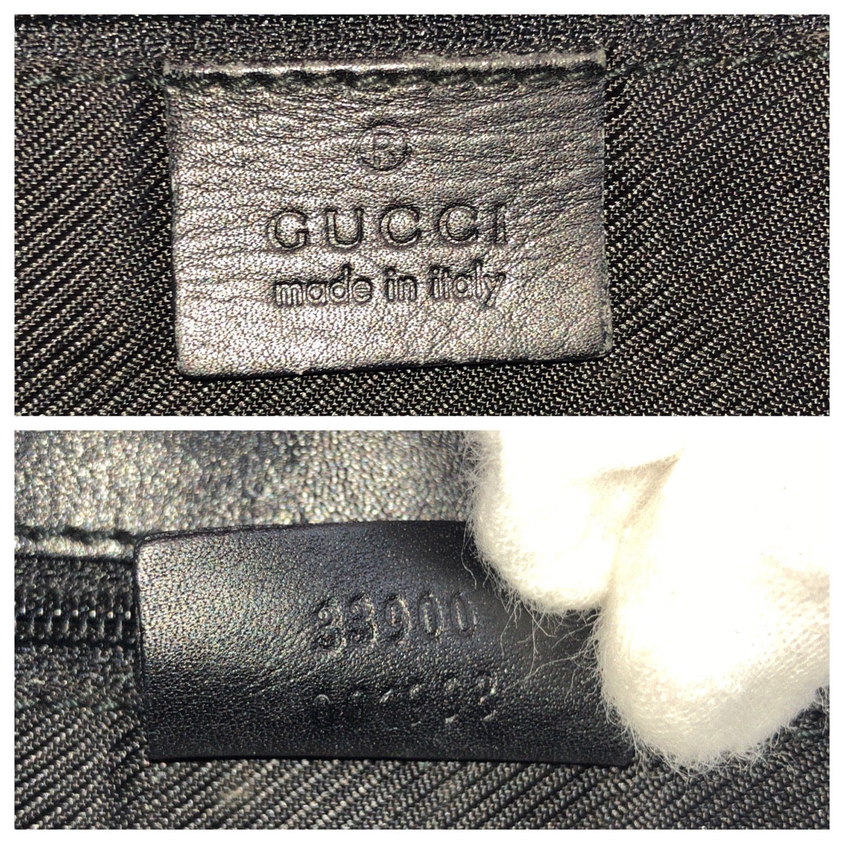 16170
GUCCI グッチ ブラック 黒 ゴールド金具 GGキャンバス 33900 ワンショルダーバッグ 肩掛け  レディース ABP40