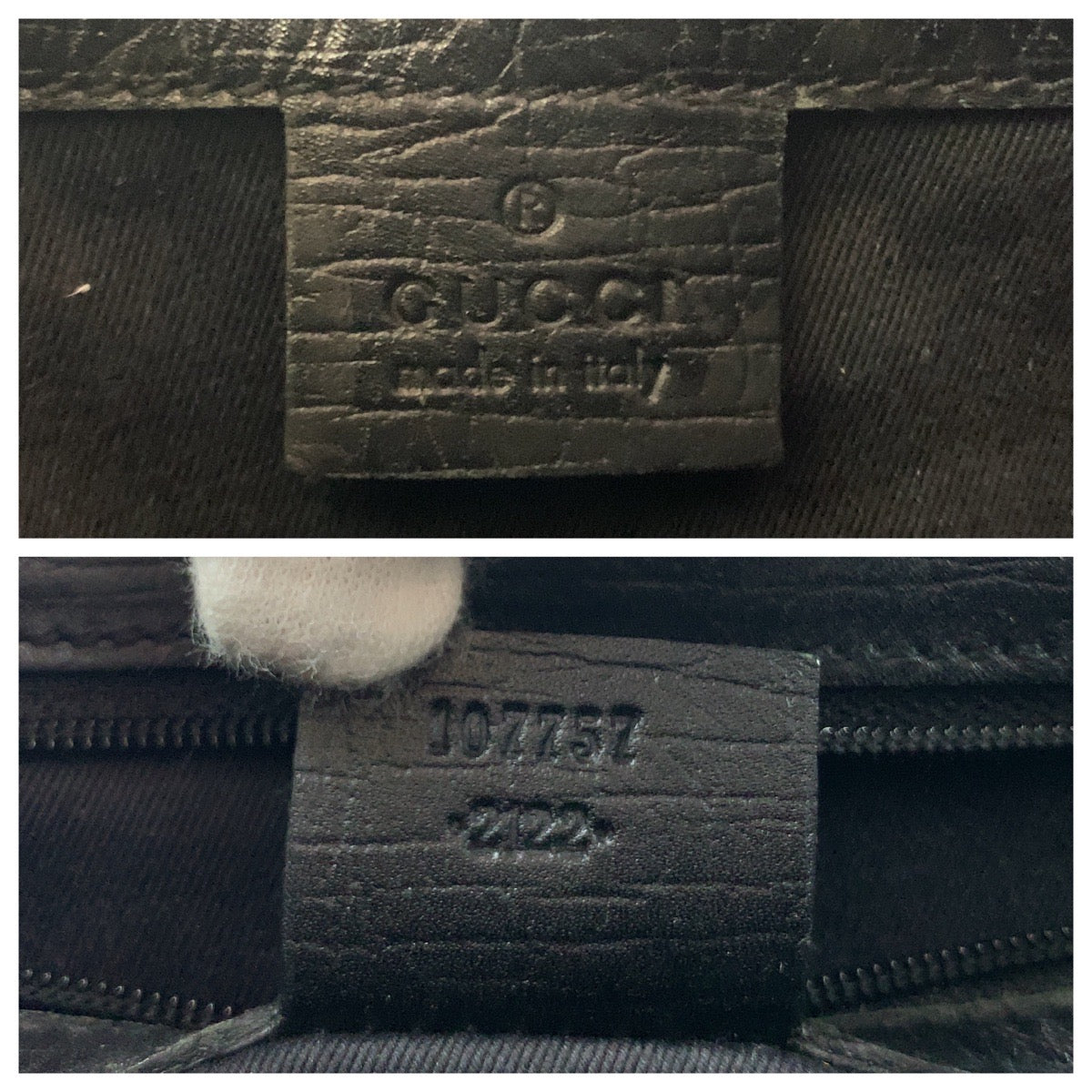 16173
GUCCI グッチ ブラック 黒 シルバー金具 GGキャンバス 107757 トートバッグ ショルダーバッグ  レディース AB29