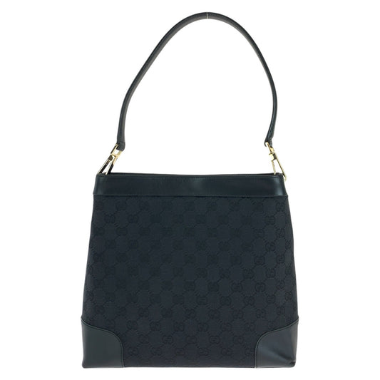 16179
GUCCI グッチ ブラック 黒 ゴールド金具 GGキャンバス / レザー 001 4231 ショルダーバッグ  レディース ABP38
