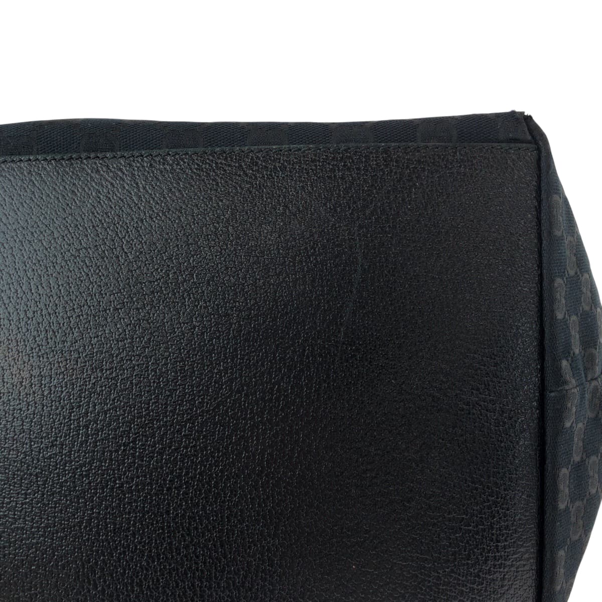 16183
GUCCI グッチ シェリーライン ブラック 黒 シルバー金具 GGキャンバス 131230 トートバッグ ハンドバッグ  レディース