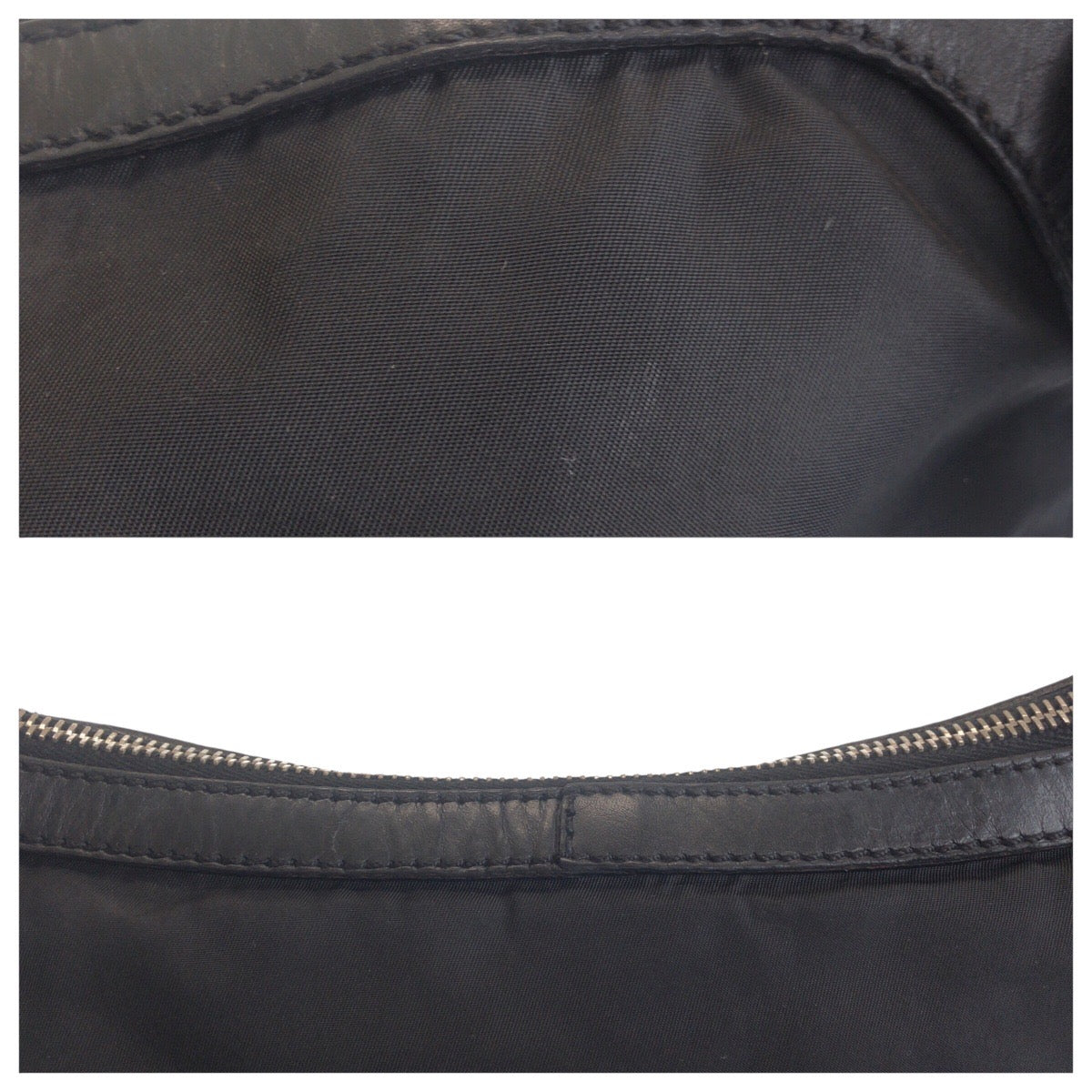 16184
PRADA プラダ テスート 三角ロゴプレート ブラック 黒 シルバー金具 ナイロン ショルダーバッグ メッセンジャーバッグ  レディース AB30