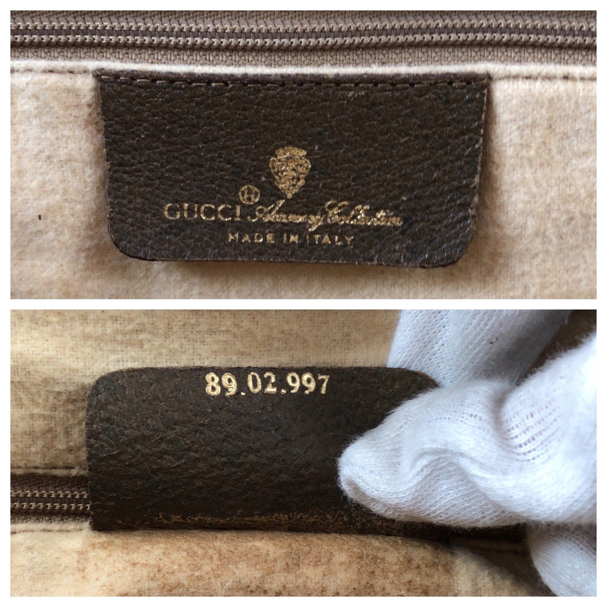 16199
GUCCI グッチ ヴィンテージ オールドグッチ シェリーライン ブラウン ベージュ ゴールド金具 GGスプリームキャンバス 89 02 997 トートバッグ ショルダーバッグ  レディース AB9