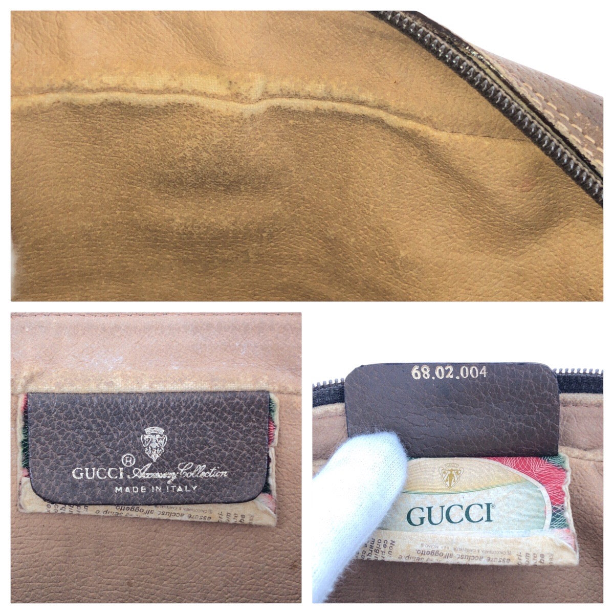 16200
GUCCI グッチ ヴィンテージ オールドグッチ シェリーライン ブラウン ベージュ ゴールド金具 GGスプリームキャンバス / レザー 68 02 004 斜め掛け ショルダーバッグ  レディース AB39