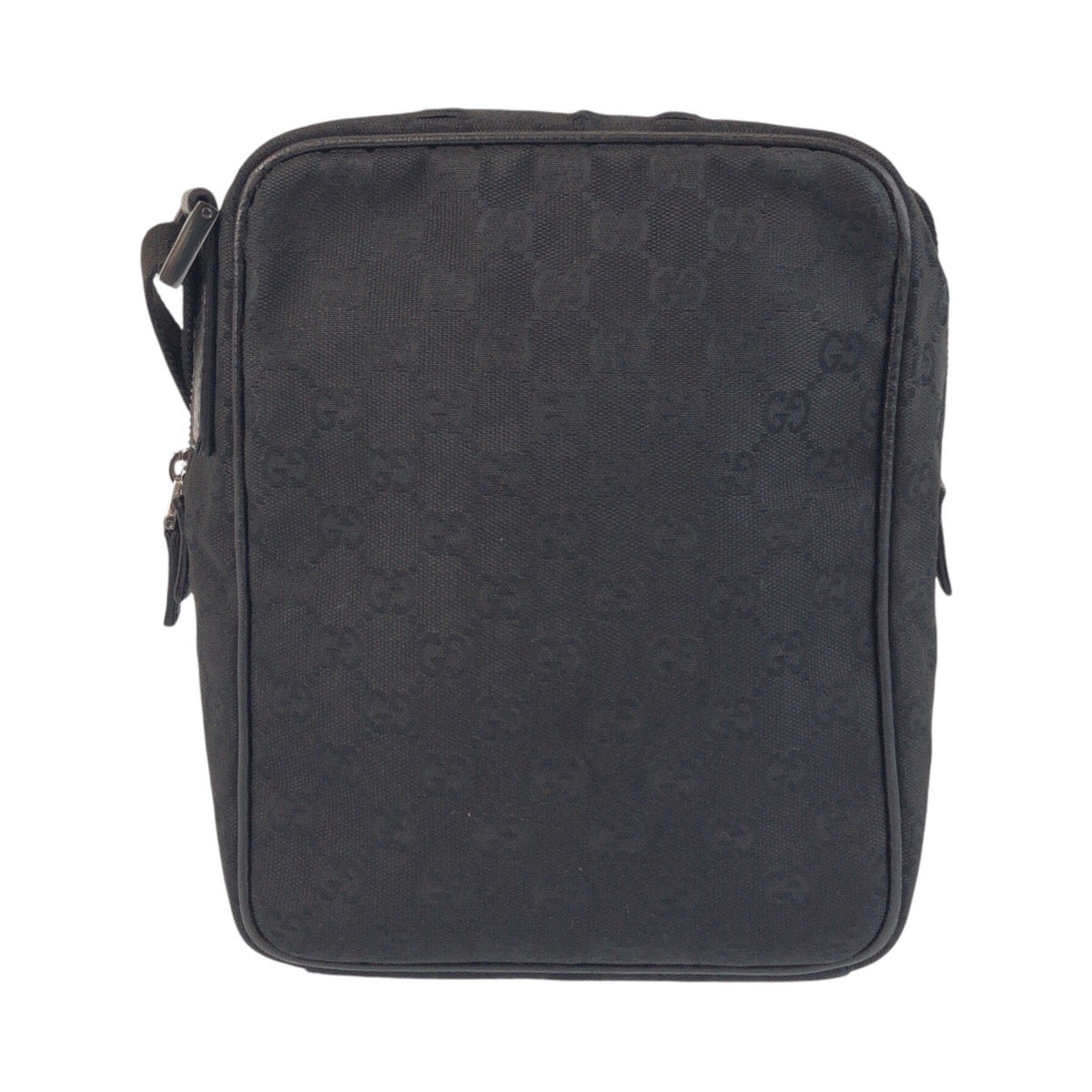 16201
GUCCI グッチ ブラック 黒 GGキャンバス 122759 ショルダーバッグ  ポシェット  レディース ABP39