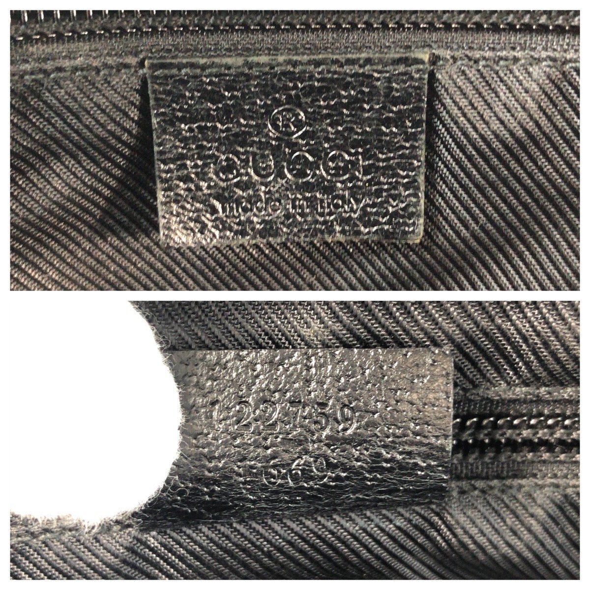 16201
GUCCI グッチ ブラック 黒 GGキャンバス 122759 ショルダーバッグ  ポシェット  レディース ABP39