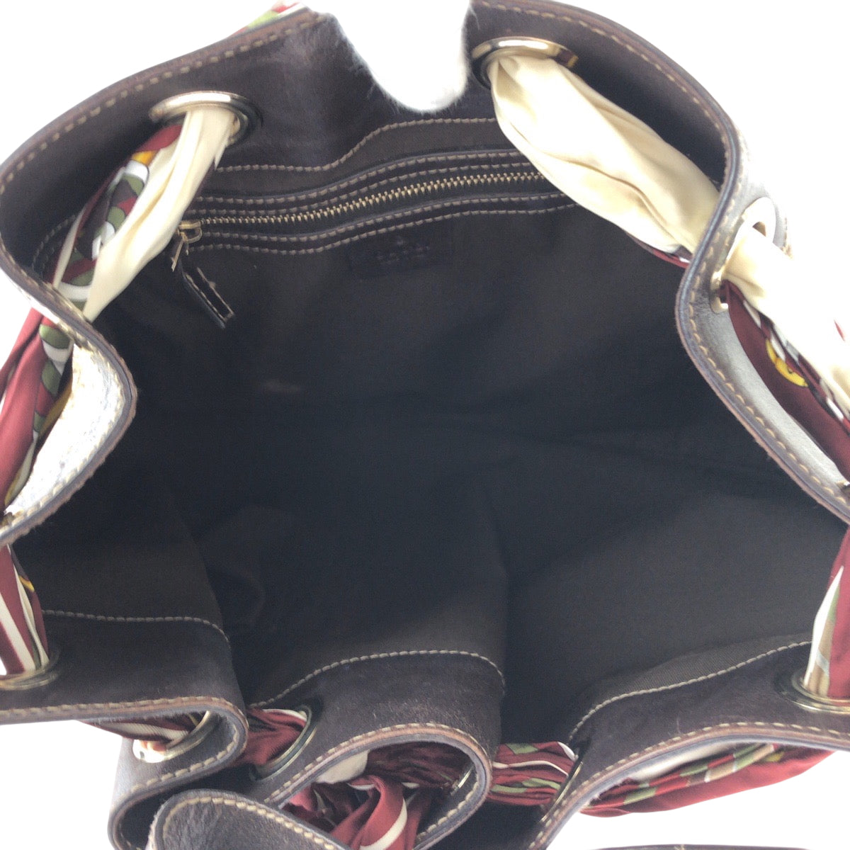 16213
GUCCI グッチ ポジターノ スカーフ ベージュ ブラウン ゴールド金具 GGキャンバス 162788 ワンショルダーバッグ 肩掛け  レディース ABP48
