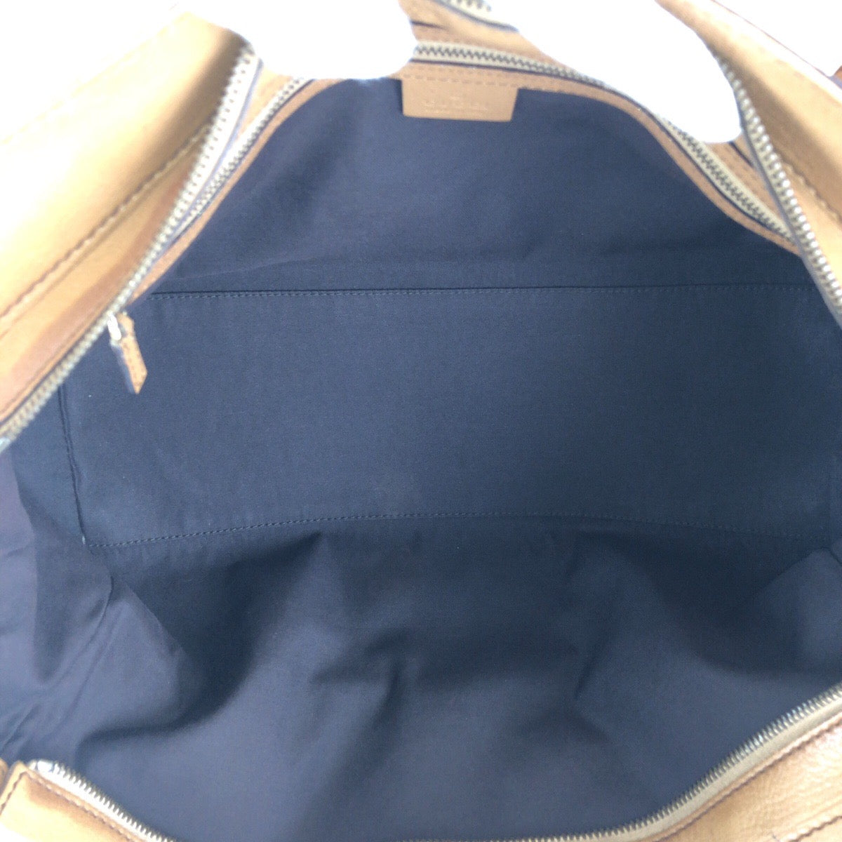 16218
GUCCI グッチ インターロッキングG ブロンディ スタッズ ブラウン ゴールド金具 レザー 121551 トートバッグ ハンドバッグ  レディース B16