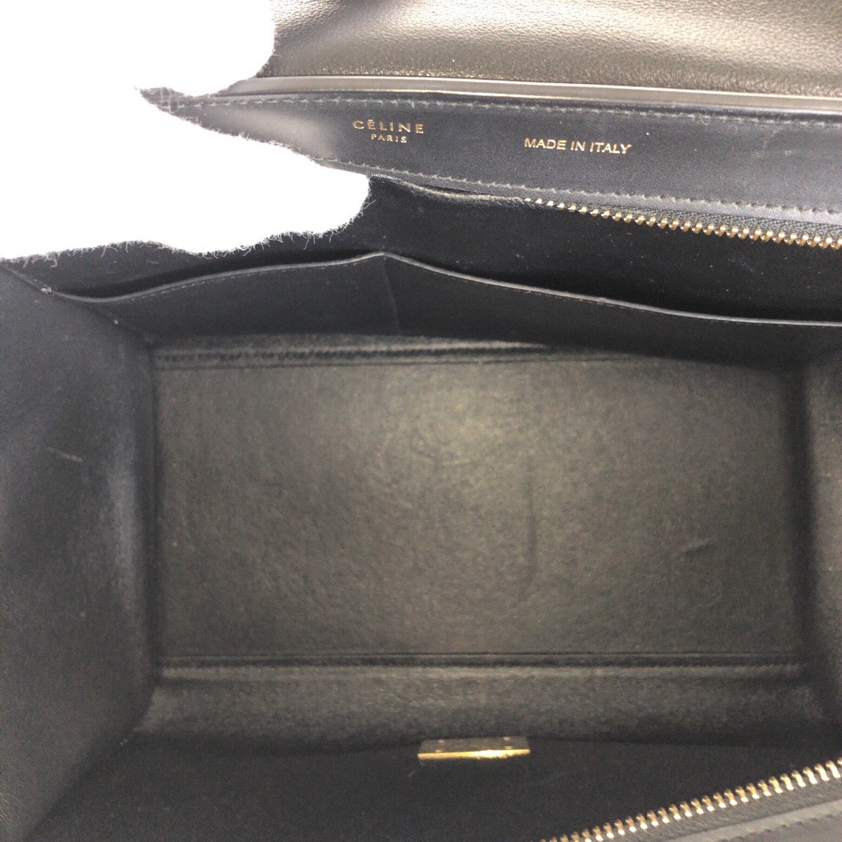 16220
CELINE セリーヌ トラペーズ ブルー ブラック ベージュ ゴールド金具 レザー ハンドバッグ ショルダーバッグ ２way レディース A48