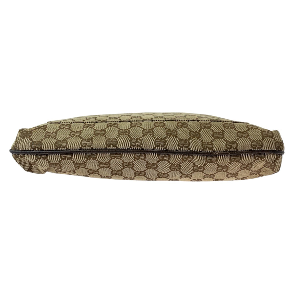 16223
GUCCI グッチ ベージュ ブラウン GGキャンバス / レザー 122791 ショルダーバッグ メッセンジャーバッグ  レディース ABP35