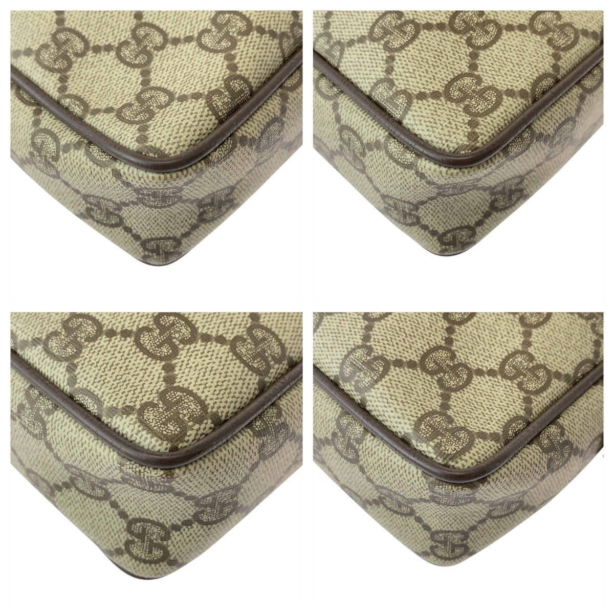16226
GUCCI グッチ オールドグッチ ベージュ ブラウン ゴールド金具 GGスプリームキャンバス / レザー 5601 052 セカンドバッグ クラッチバッグ  メンズ