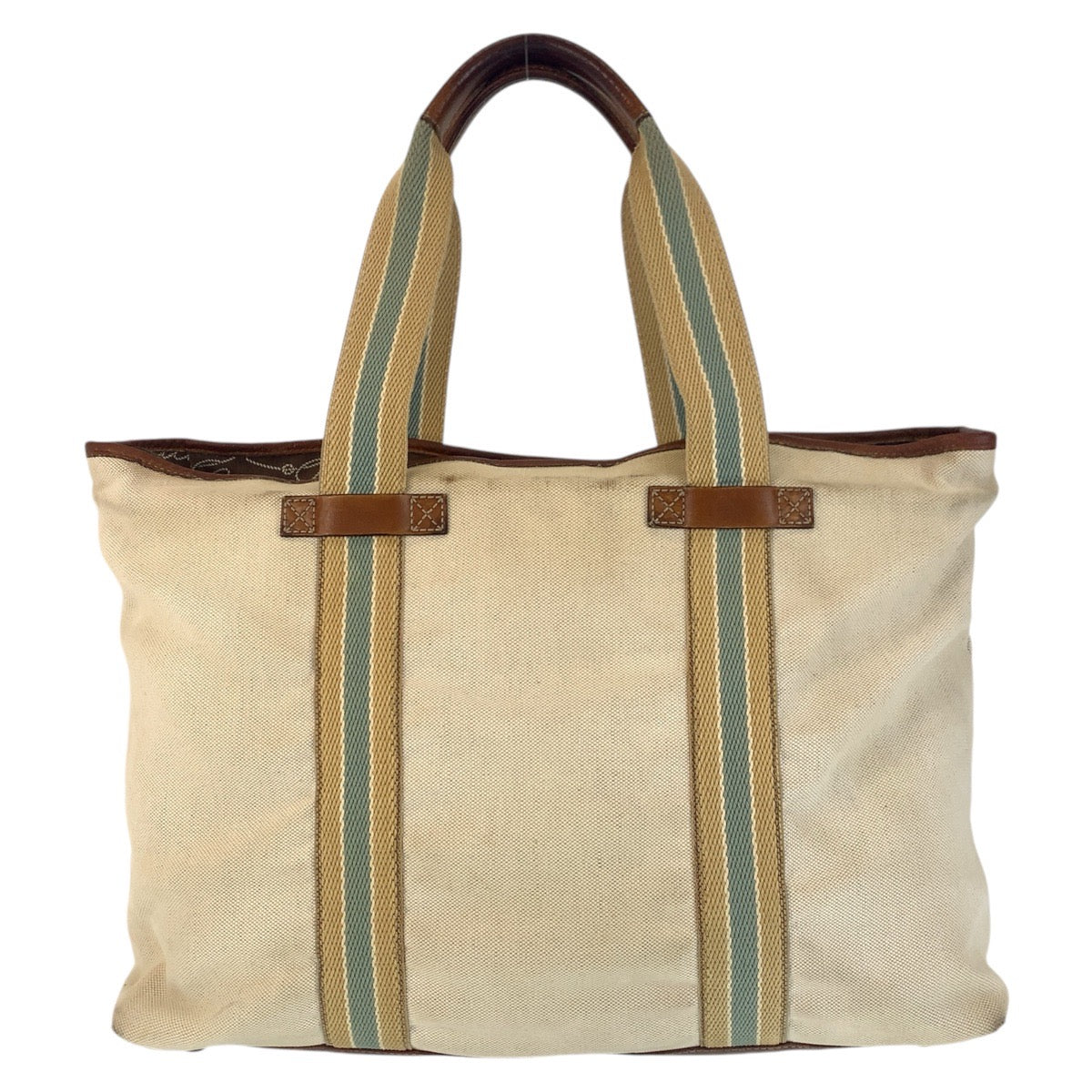16231
GUCCI グッチ シェリーライン ベージュ ブラウン ゴールド金具 キャンバス / レザー 170594 トートバッグ ショルダーバッグ  レディース