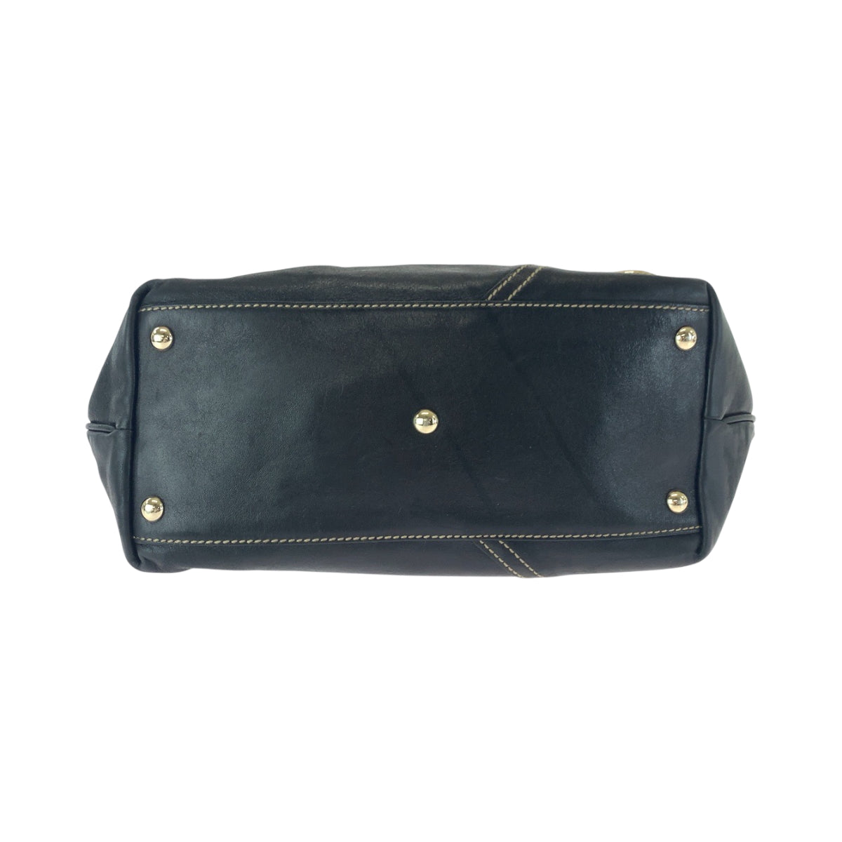 16232
GUCCI グッチ ニューブリット ブラック 黒 ゴールド金具 レザー 169946 トートバッグ ショルダーバッグ  レディース ABP32