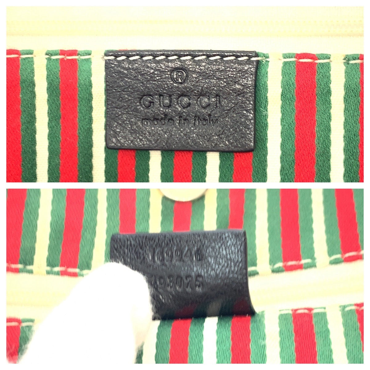 16232
GUCCI グッチ ニューブリット ブラック 黒 ゴールド金具 レザー 169946 トートバッグ ショルダーバッグ  レディース