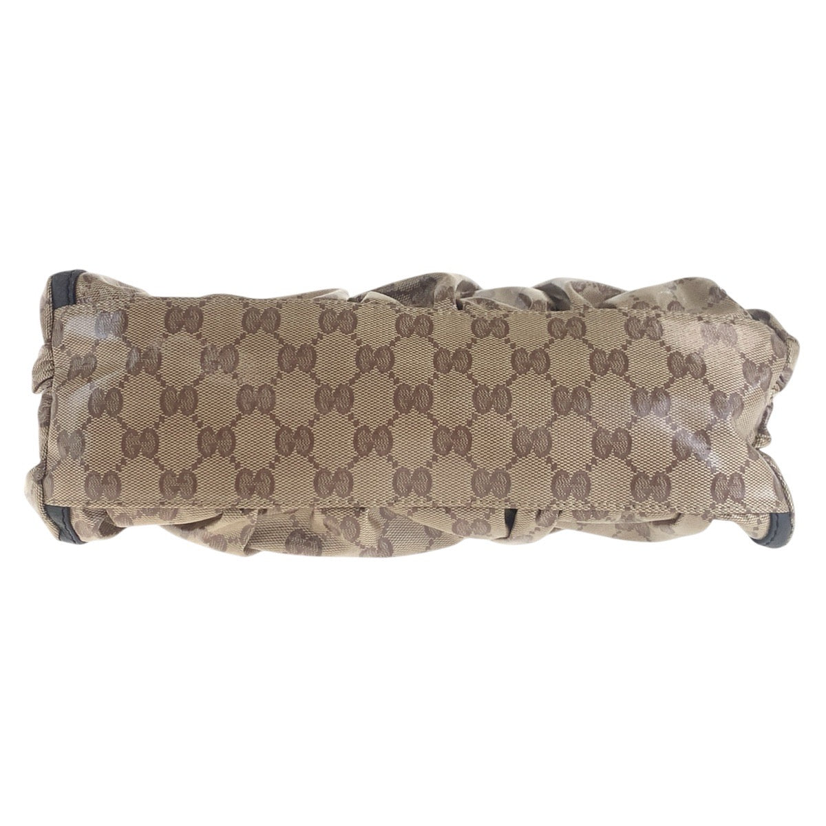 16235
GUCCI グッチ アビー GGクリスタル ベージュ ブラウン ゴールド金具 PVC / レザー 265692 ショルダーバッグ  レディース
