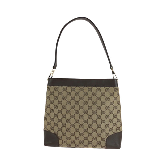 16238
GUCCI グッチ ブラウン ゴールド金具 GGキャンバス 001 4231 ワンショルダーバッグ 肩掛け  レディース ABP39
