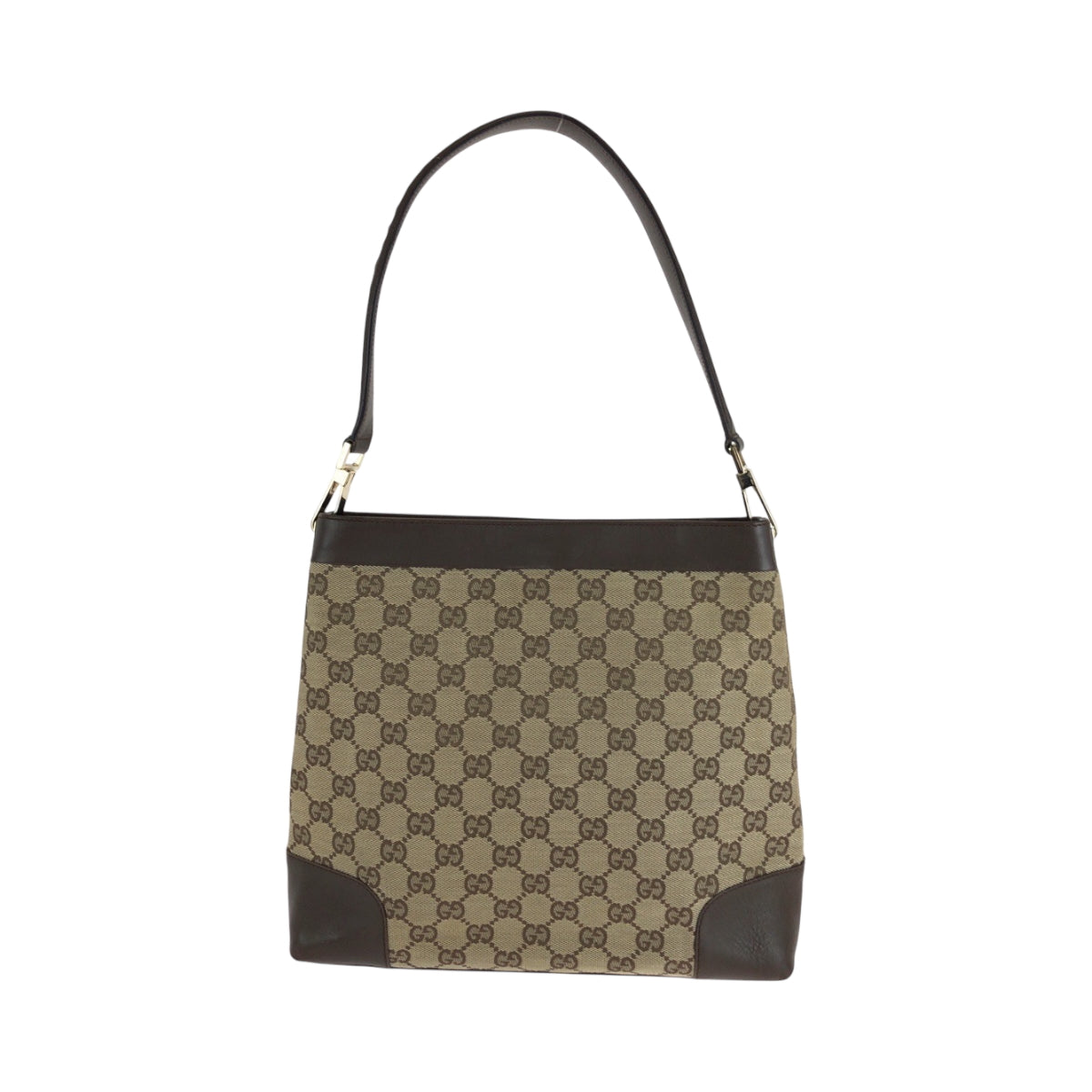 16238
GUCCI グッチ ブラウン ゴールド金具 GGキャンバス 001 4231 ワンショルダーバッグ 肩掛け  レディース