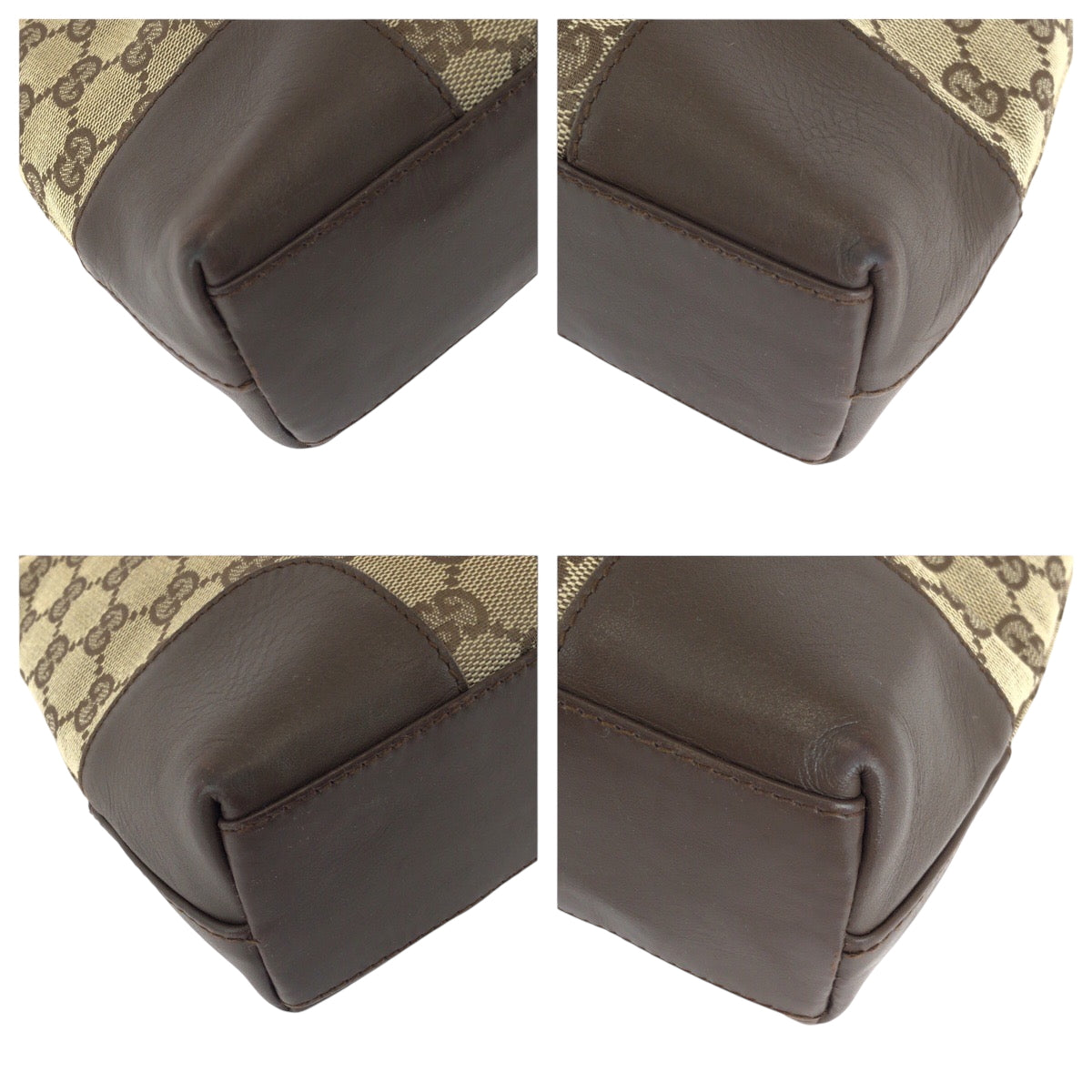 16238
GUCCI グッチ ブラウン ゴールド金具 GGキャンバス 001 4231 ワンショルダーバッグ 肩掛け  レディース ABP39