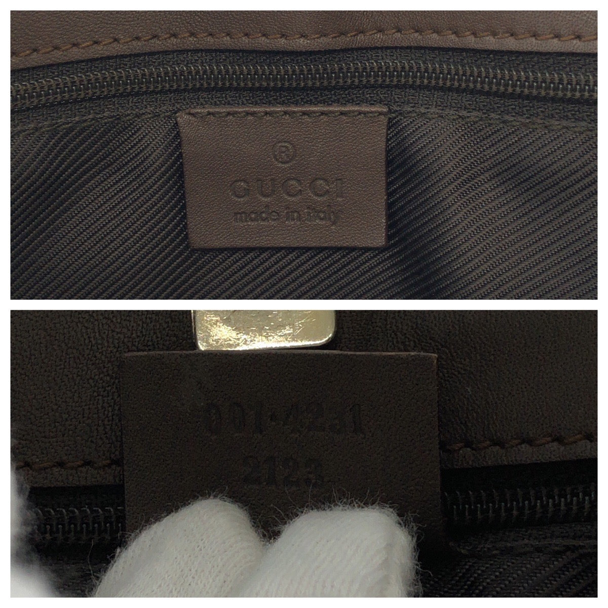 16238
GUCCI グッチ ブラウン ゴールド金具 GGキャンバス 001 4231 ワンショルダーバッグ 肩掛け  レディース ABP39