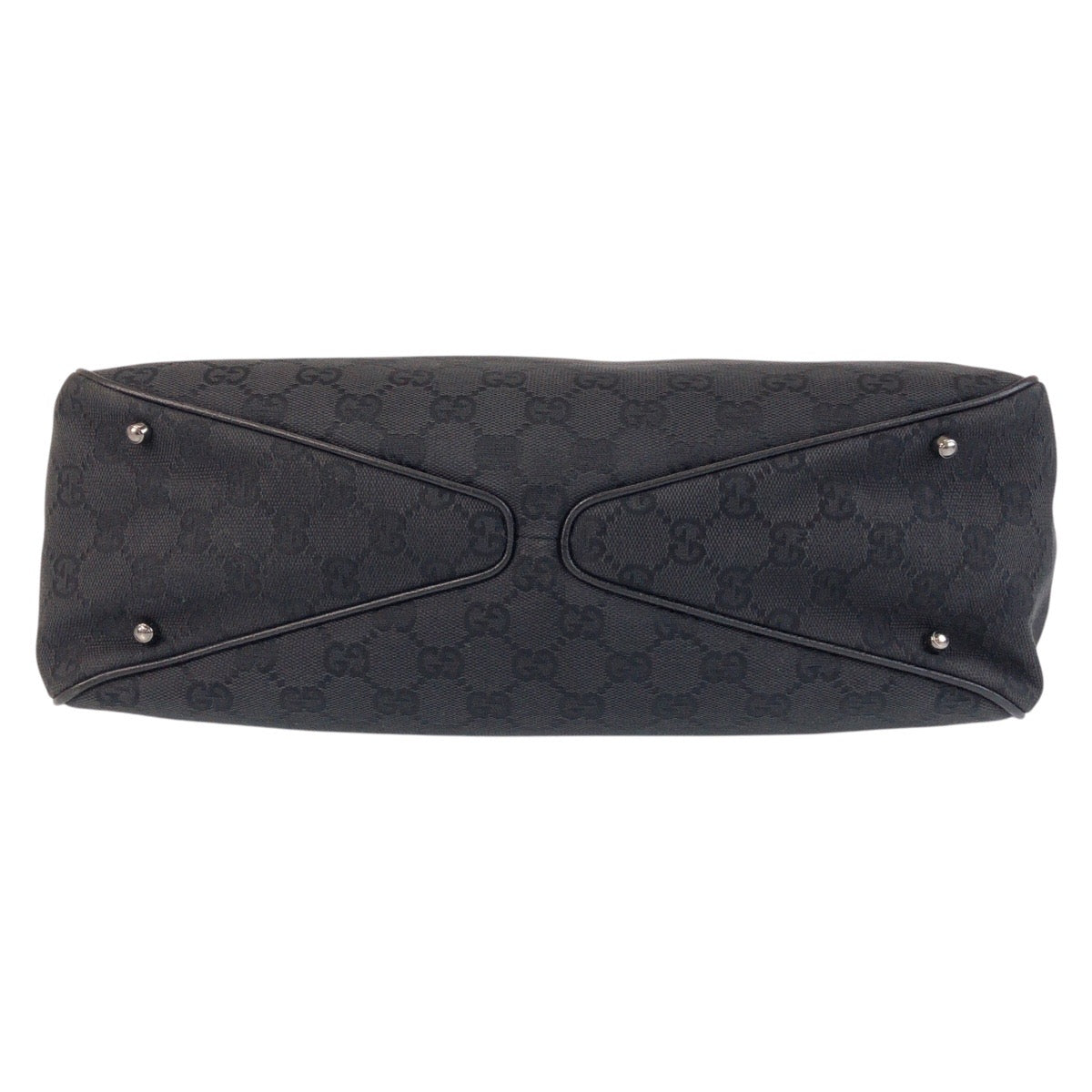 16242
GUCCI グッチ ブラック 黒 GGキャンバス / レザー 113017 トートバッグ ショルダーバッグ  レディース ABP39