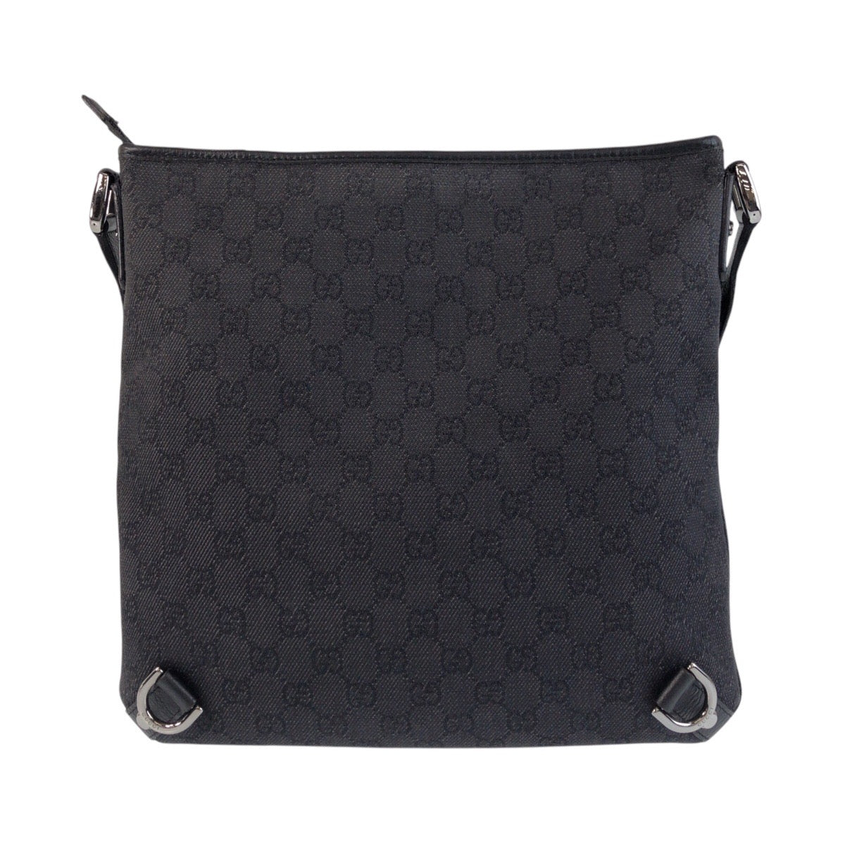 16248
GUCCI グッチ アビー ブラック 黒 シルバー金具 GGキャンバス / レザー 268642 ショルダーバッグ メッセンジャーバッグ レディース A48