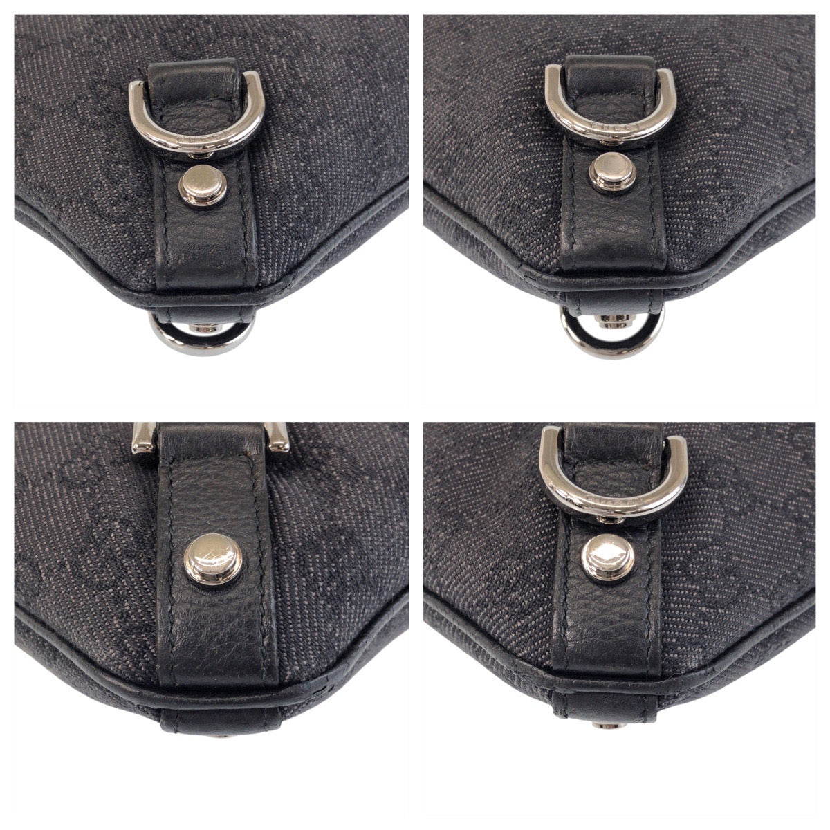 16248
GUCCI グッチ アビー ブラック 黒 シルバー金具 GGキャンバス / レザー 268642 ショルダーバッグ メッセンジャーバッグ  レディース A48