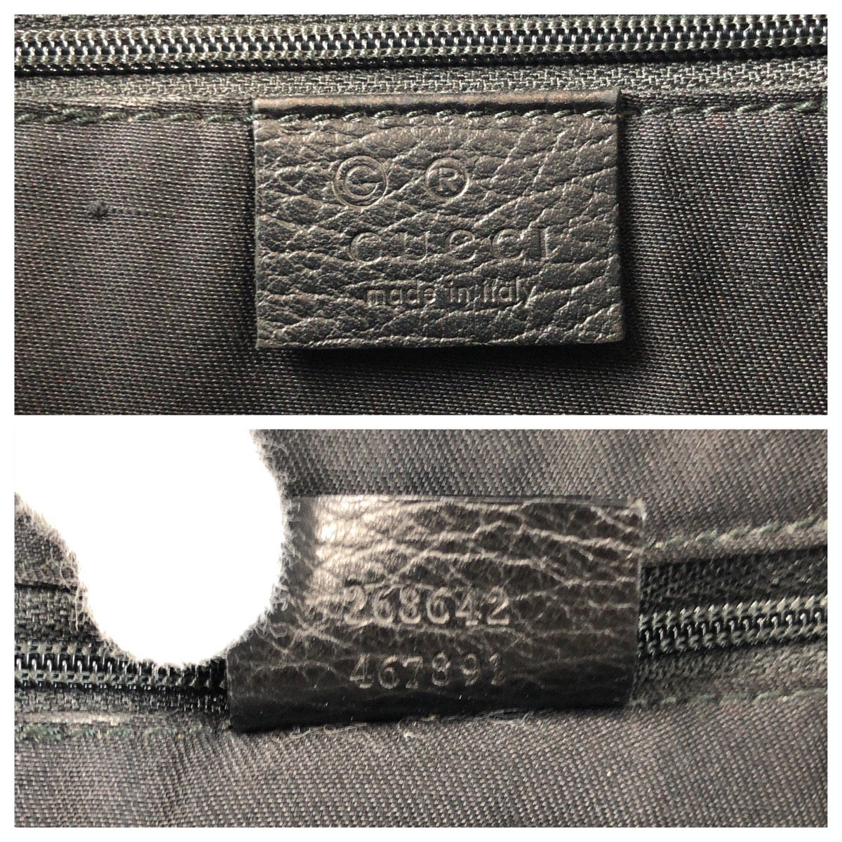 16248
GUCCI グッチ アビー ブラック 黒 シルバー金具 GGキャンバス / レザー 268642 ショルダーバッグ メッセンジャーバッグ  レディース A48