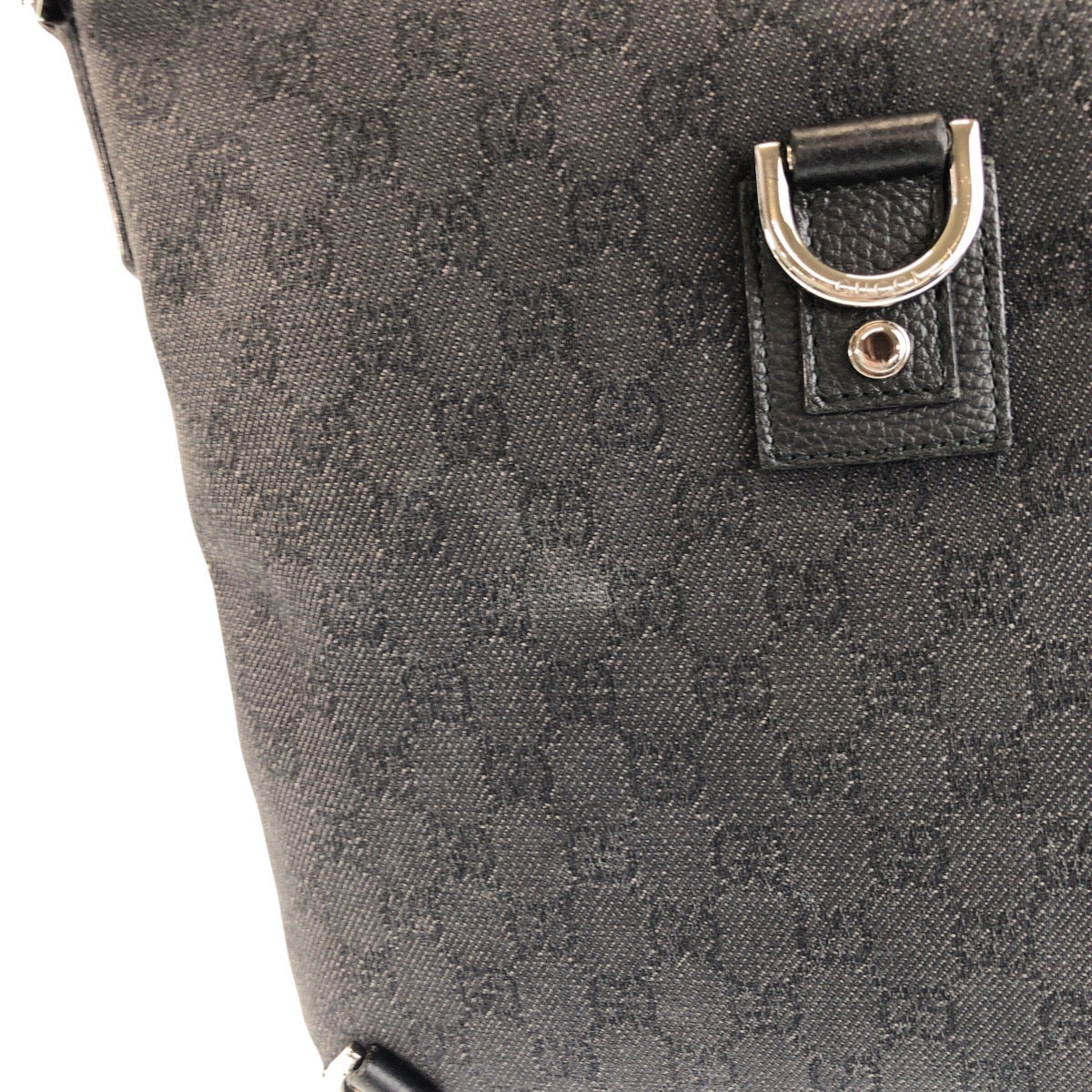 16248
GUCCI グッチ アビー ブラック 黒 シルバー金具 GGキャンバス / レザー 268642 ショルダーバッグ メッセンジャーバッグ  レディース A48