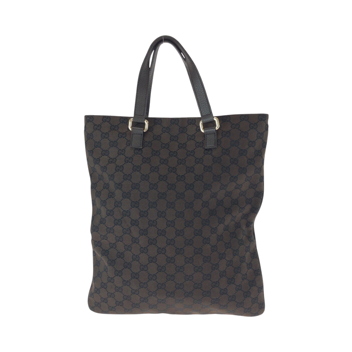 16249
GUCCI グッチ ブラウン ゴールド金具 GGキャンバス 272347 トートバッグ ハンドバッグ メンズ ABP41