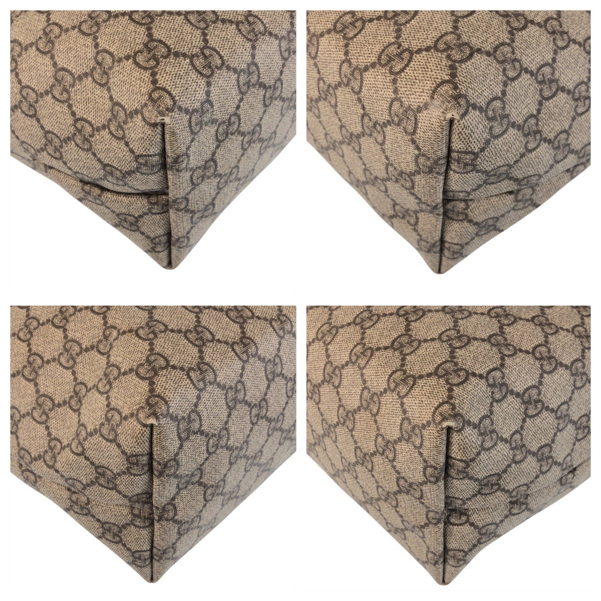 16252
GUCCI グッチ ベージュ ブラウン ゴールド金具 GGスプリームキャンバス / レザー 189896 トートバッグ ショルダーバッグ  レディース ABP39