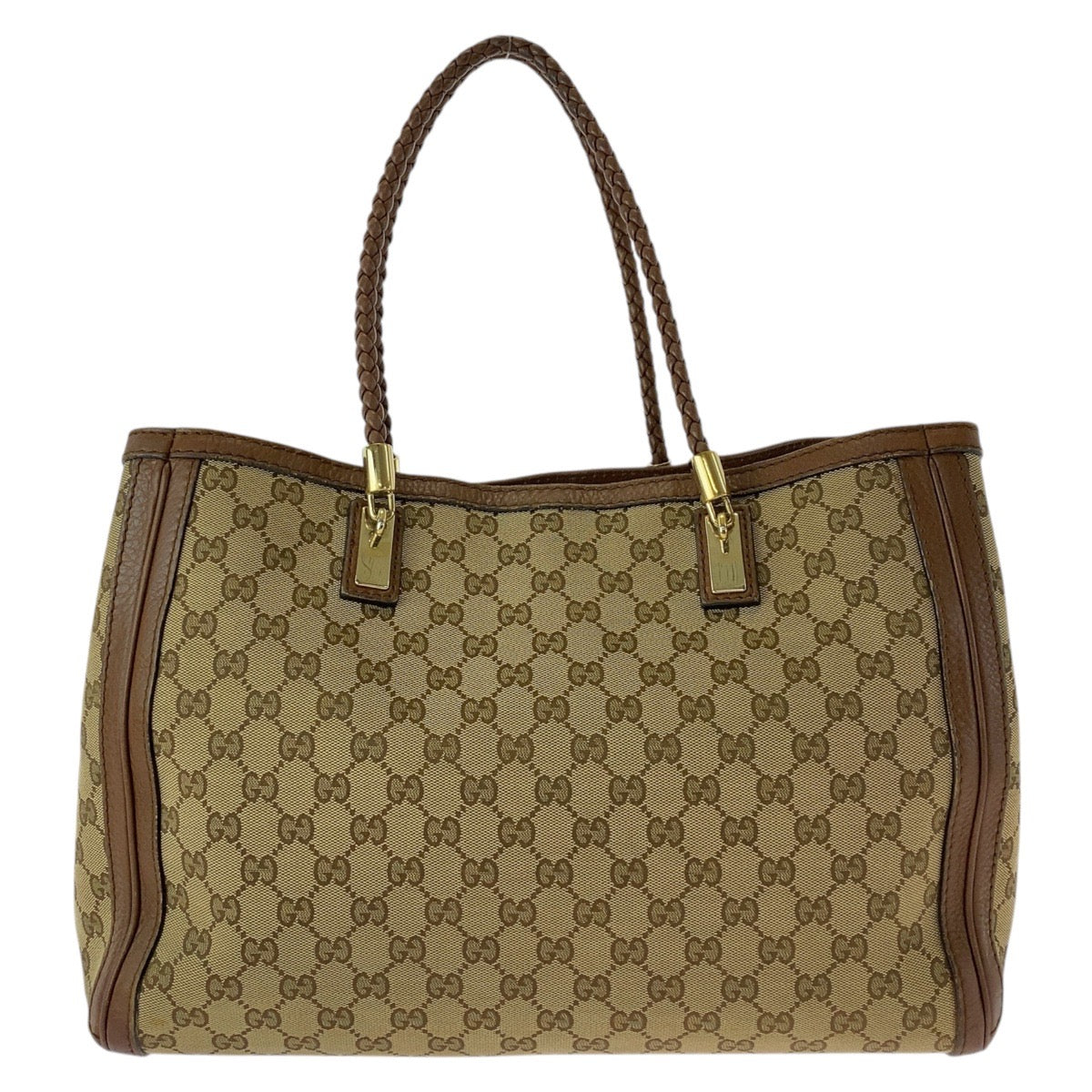 16255
GUCCI グッチ ベラバンブー ベージュ ブラウン ゴールド金具 GGキャンバス / レザー 269945 トートバッグ ショルダーバッグ  レディース