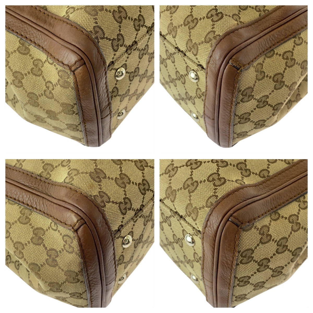 16255
GUCCI グッチ ベラバンブー ベージュ ブラウン ゴールド金具 GGキャンバス / レザー 269945 トートバッグ ショルダーバッグ  レディース
