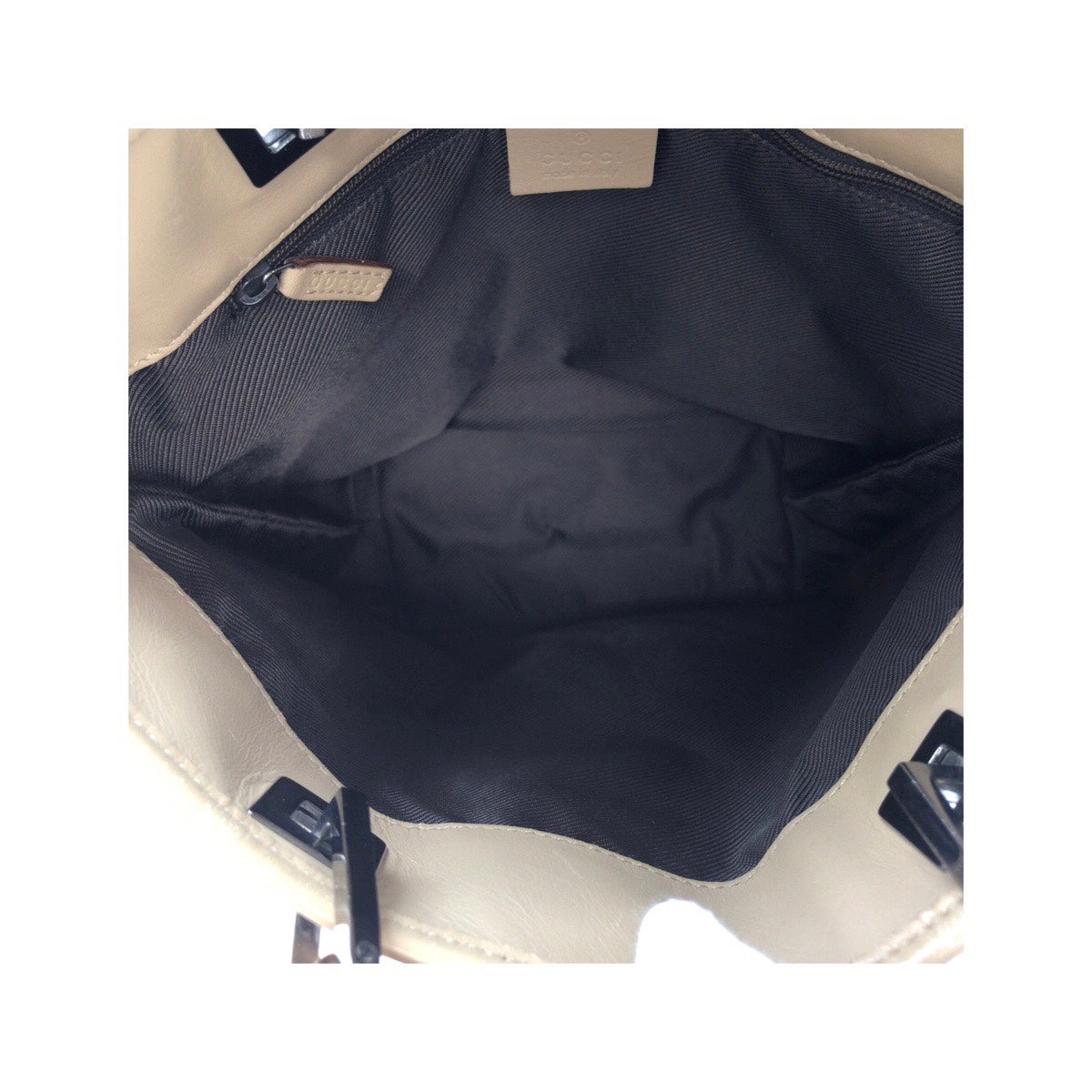 16259
GUCCI グッチ ベージュ ブラウン シルバー金具 GGキャンバス / レザー 31244 トートバッグ ショルダーバッグ  レディース ABP40