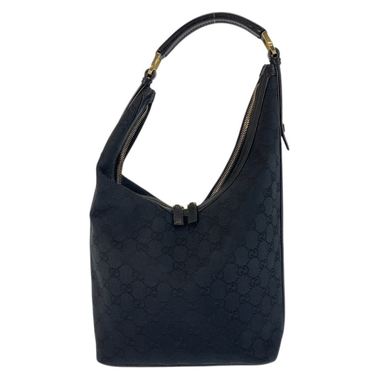 16260
GUCCI グッチ ブラック 黒 ゴールド金具 GGキャンバス / レザー 001 4288 ショルダーバッグ  レディース A45