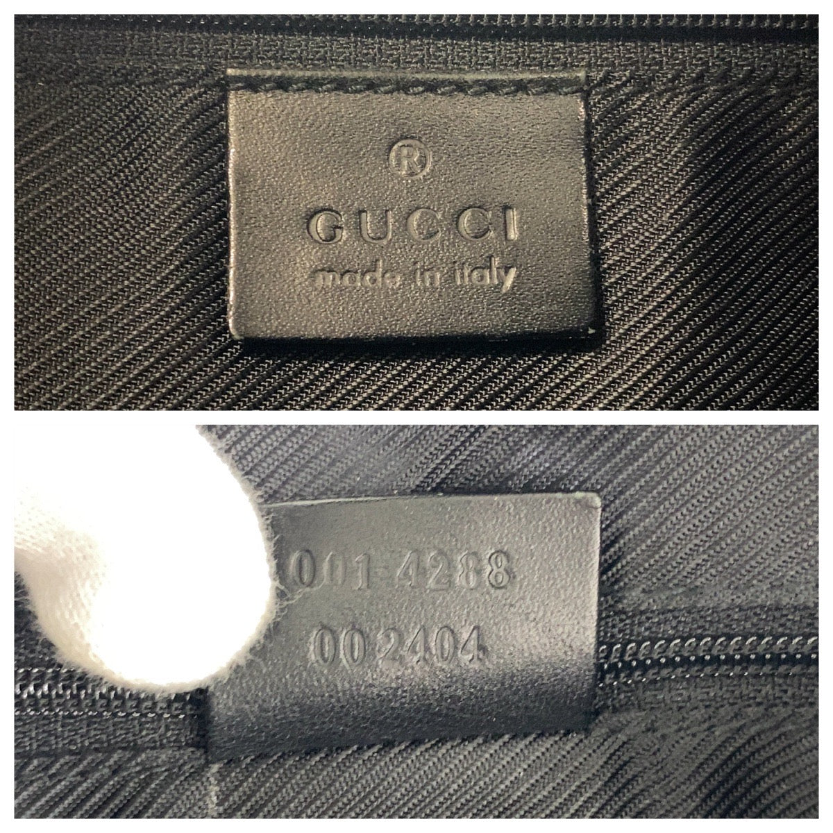 16260
GUCCI グッチ ブラック 黒 ゴールド金具 GGキャンバス / レザー 001 4288 ショルダーバッグ  レディース A45