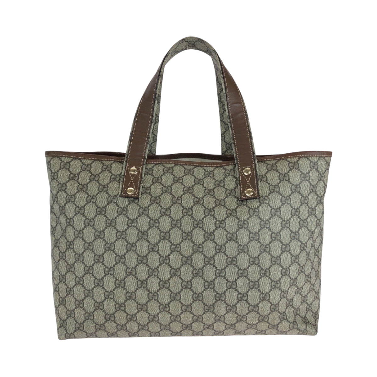 16265
GUCCI グッチ シェリーライン GGプラス ベージュ ブラウン ゴールド金具 GGスプリームキャンバス 211134 トートバッグ ハンドバッグ  レディース