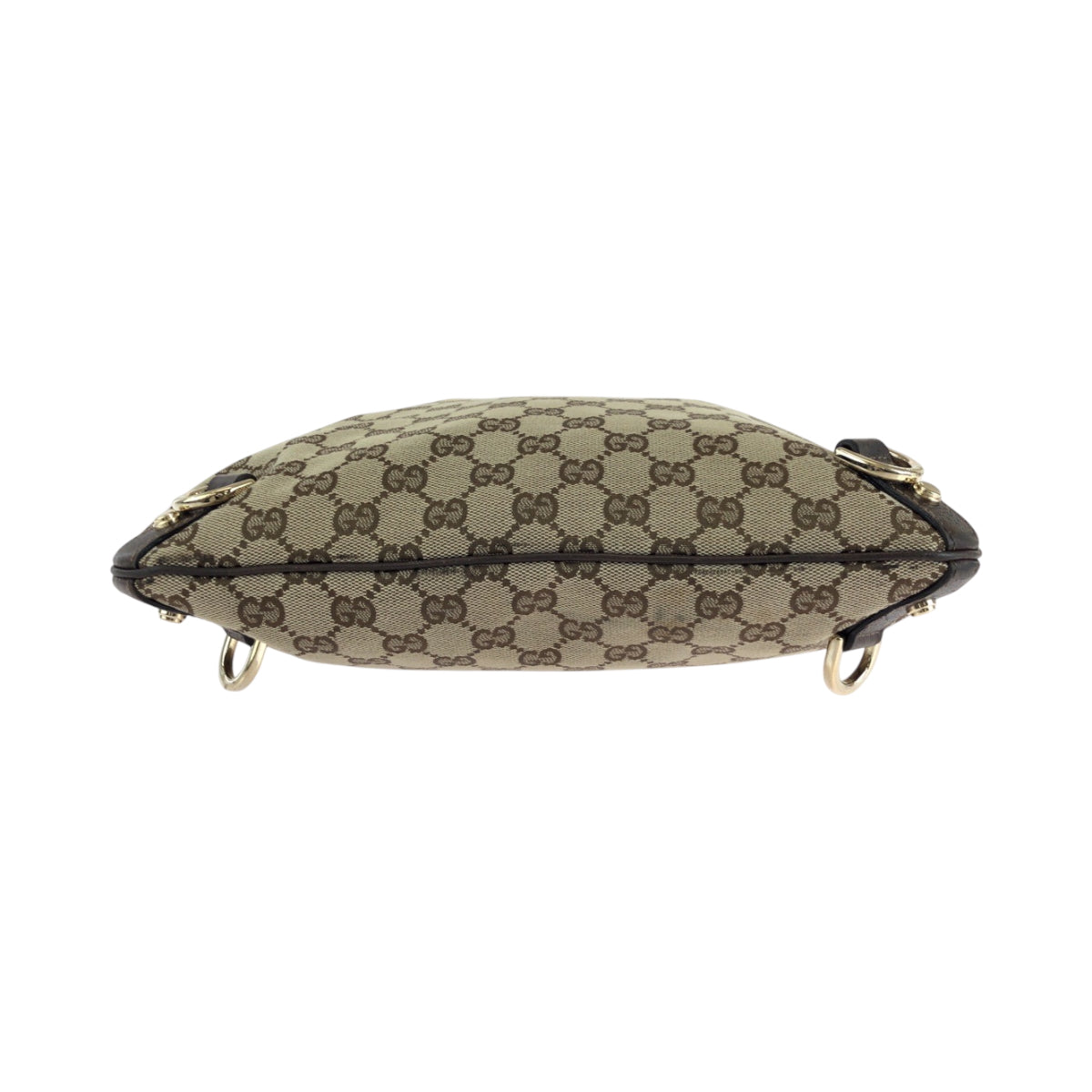 16267
GUCCI グッチ アビー ブラウン ゴールド金具 GGキャンバス 131326 ショルダーバッグ ポシェット  レディース