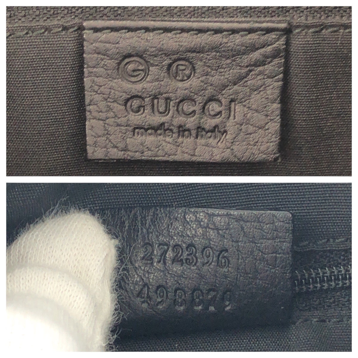16272
GUCCI グッチ ブラック シルバー金具 スウェード / レザー 272 396 斜め掛け ショルダーバッグ  レディース A46