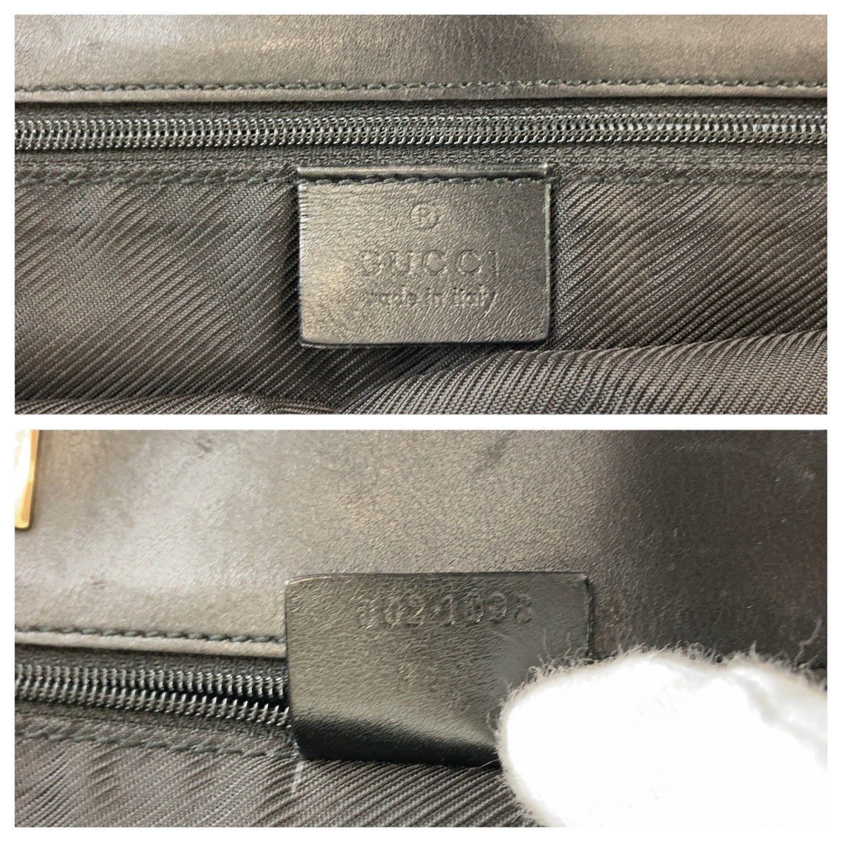 16275
GUCCI グッチ ブラック 黒 ゴールド金具 GGキャンバス / レザー 002 1098 トートバッグ ショルダーバッグ  レディース ABP39