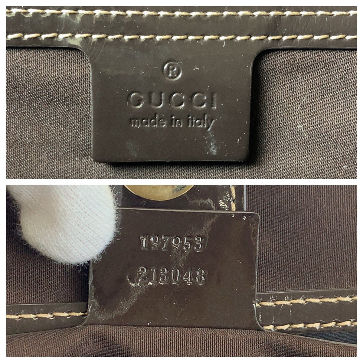 16277
GUCCI グッチ ベージュ ブラウン ゴールド金具 GGスプリームキャンバス / レザー 197953 トートバッグ ショルダーバッグ  レディース ABP44