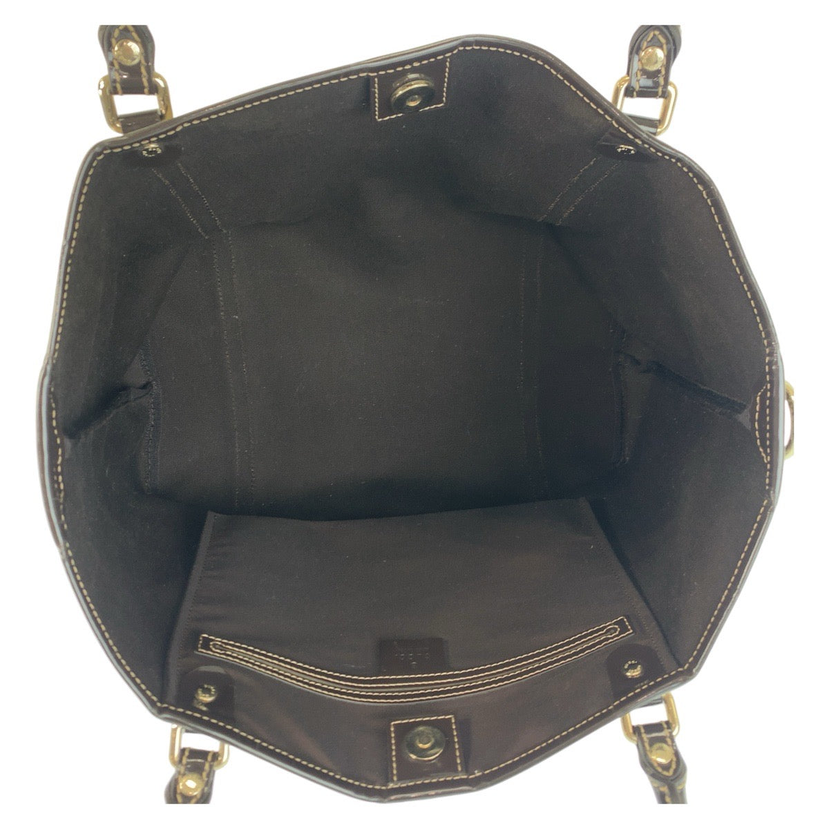 16277
GUCCI グッチ ベージュ ブラウン ゴールド金具 GGスプリームキャンバス / レザー 197953 トートバッグ ショルダーバッグ  レディース ABP44