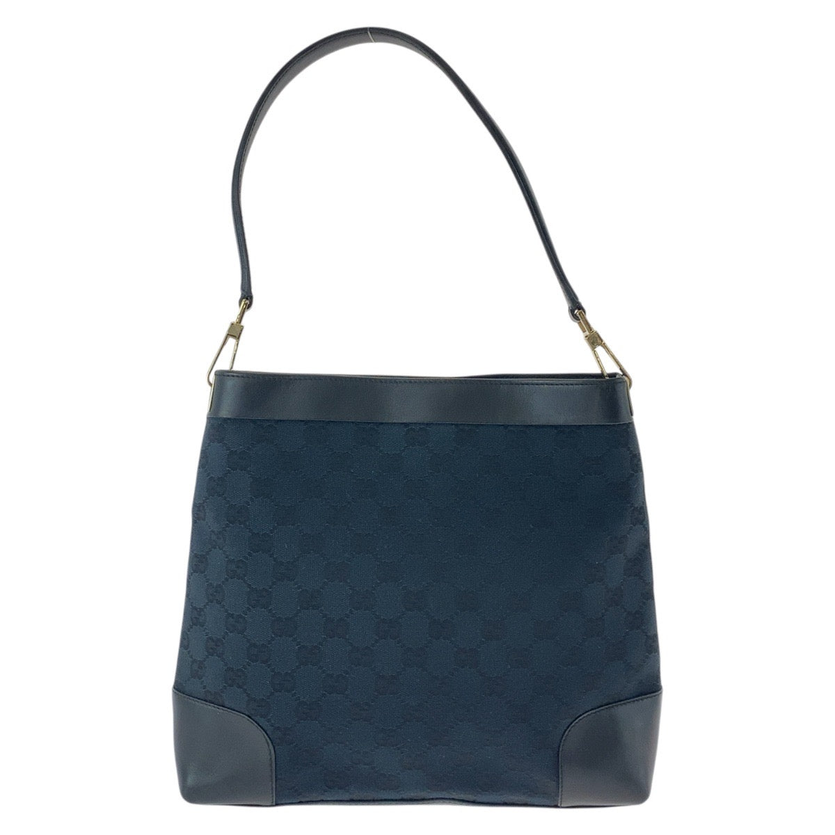 16280
GUCCI グッチ ブラック 黒 ゴールド金具 GGキャンバス / レザー 33900 ショルダーバッグ  レディース ABP40