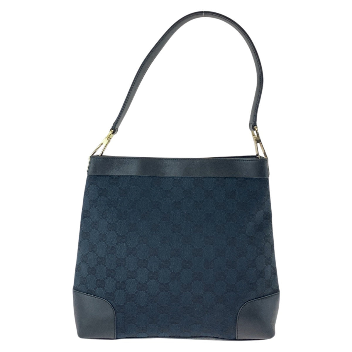 16280
GUCCI グッチ ブラック 黒 ゴールド金具 GGキャンバス / レザー 33900 ショルダーバッグ  レディース ABP40